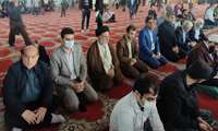 حضور مدیرکل و کارکنان آموزش فنی و حرفه ای خوزستان در نماز عبادی _ سیاسی جمعه