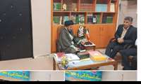 دیدار رییس مرکز آموزش فنی و حرفه‌ای اندیمشک با امام جمعه شهرستان